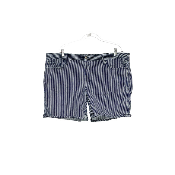 Lee Blue Plus Size Bermuda Shorts - Size 22 - Picture 1 of 4